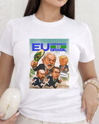 Camiseta Feminina Eu Defendo Brasil Lula 2026 Estampa