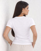 Camiseta Feminina Eu Defendo Brasil Lula 2026 Estampa