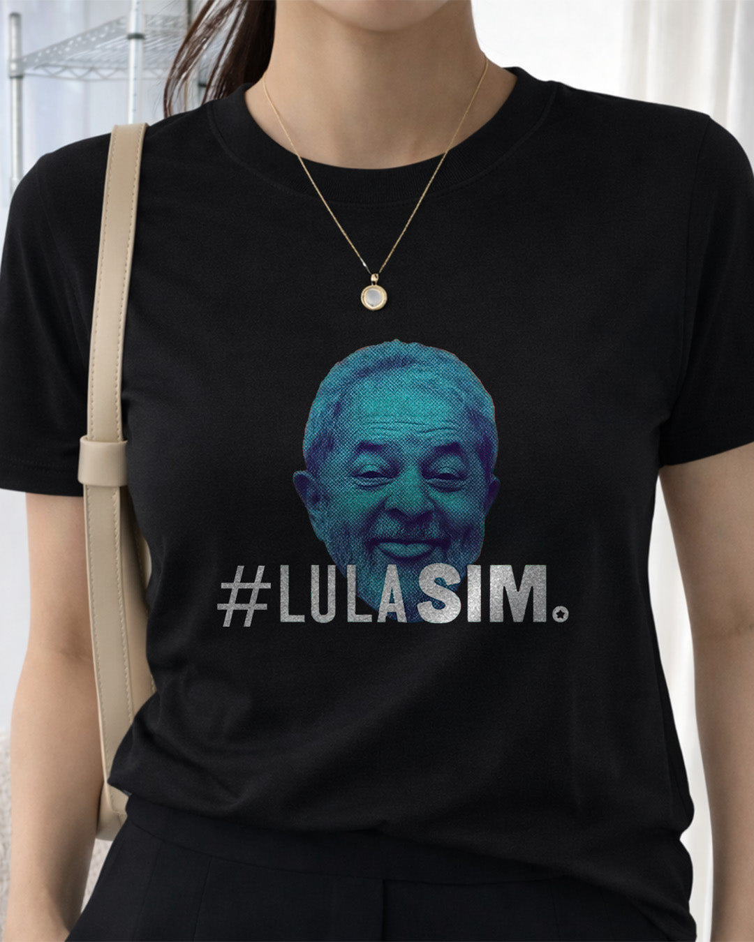 Camiseta Feminina Lula 2026 Lula Sim Brasil