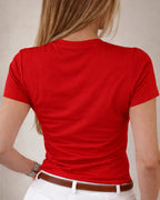 Camiseta Feminina Lula 2026 Estrela PT Brasil